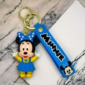 Cute Minnie Mouse Disney Keychain Anime Cartoon Accessories Gift for Kids Women